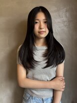 イキプラスディードットログ 大和八木駅前店(ikii+D.Log)&nbsp;レイヤーカット　ナチュラル　アンニュイ　奈良　橿原