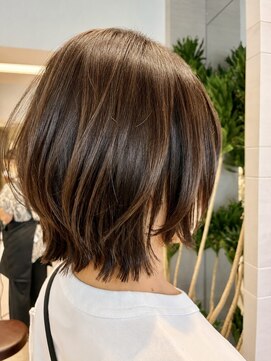 キミトヘアデザインアンドスパ(Kimito Hair design&spa) 顔まわりレイヤー/くびれボブ