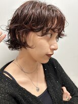 楪(yuzuriha) short bob × perm
