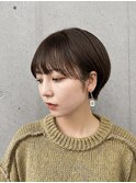 艶髪ラウンドマッシュショート