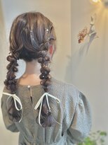 hair salon TaBi【9月中旬 NEW OPEN (予定)】&nbsp;編みおろしツイン