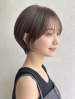 カバーヘア アカデミー 北浦和西口店(COVER HAIR ACADEMY)&nbsp;秋カラーブリーチなし艶髪コンパクトショートグレージュp北浦和