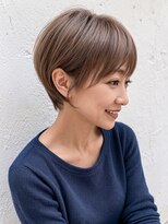 シオミエイチ タイムレス 垂水(shiomi H timeless)&nbsp;輪郭カバーですっきり若々しく／ヘーゼル丸みショート