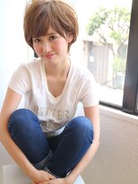 フェリシータ 服部店(felicita)&nbsp;エフォートレス★流し前髪♪ふんわりマッシュショート