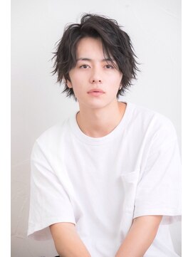 ジュイル シブヤ(JEWIL SHIBUYA) 外ハネ上げ流しバング