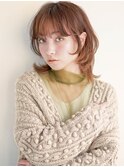 オフィスヘア/エアリーミディ/ショートパーマ/新宿