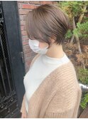 【二階堂光孝】前下がりショート小顔カットベージュ系カラー