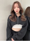 《xena/中島》シースルー前髪×韓国くびレイヤースタイル