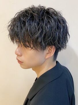 バイフィフス 原宿/表参道(by fifth) 波巻きツイストスパイラルパーマツーブロック刈り上げ