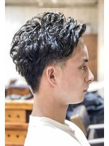 グランアージュ 池袋東口店(grandage)&nbsp;束感パーマウルフアップバング /ツーブロック刈り上げ　池袋e