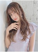 小顔カット×レイヤー×韓国風透明感イルミナカラー