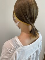 ニコ ヘアー(nico hair)&nbsp;インナーカラー＋イエロー