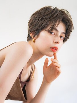 アグ ヘアー ジュジュ 北千住店(Agu hair juju) 《Agu hair》ウェットなセンターパートでお洒落女子