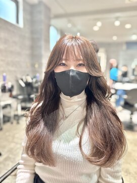 アンダーバーホワイト(_WHITE) 大人かわいいhair