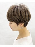 グレージュマッシュショート♪