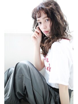 オーバーヘアー 所沢店(over hair) 【over hair】ナチュラルブラウン☆セミロングスタイル