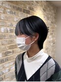 ハンサムショート×フェイスフレーミング