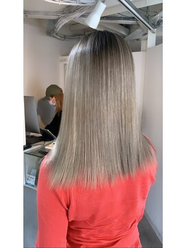 ラフ 難波店(LAFF) #セミディ#シアカラー#ショートヘアー#姫カット#ダークアッシュ