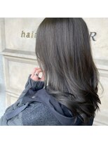 ヘアーエスクールフェイス(hair S. COEUR face) 透明感暗髪/グレーベージュ/２０代