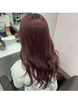 アン ブリーチ 大宮駅東口店(UN BLEACH)&nbsp;ブリーチ１回ワインレッドカラー♪♪
