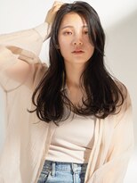 トレヘアー 京都 烏丸(tRe hair)&nbsp;大人ニュアンスカール　チェリーブラウン