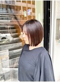 切りっぱなしボブ