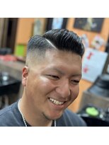 ピシャッとニ代目銀二郎 パートスタイル【広島/理容室/古民家バーバー二代目銀二郎】