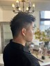 【メンズパーマ】カット+ツイストスパイラルパーマ￥11300