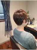 ショート　刈り上げ　カラー　30代、40代、50代