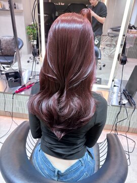 ロンドクロエ 横浜(Lond Chloe) メルティカラーフェミニンロング似合わせカット韓国ブリーチなし