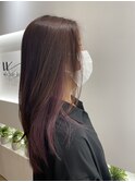 ロング×インナーカラー