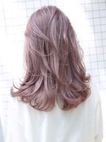 美髪顔周りレイヤー韓国ヘアロング_ba381401