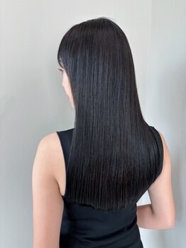 ボーブ 銀座(bobe)の写真/【美髪】一人一人に合わせた髪質改善ストレートで最高級の美髪へ導く◎丁寧な施術で質感も長続き☆