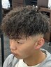 メンズカット+ツイストスパイラル +シェービング【フェード別料金】 ￥13000