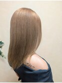 ハニーベージュカラー　宮の沢　美容室