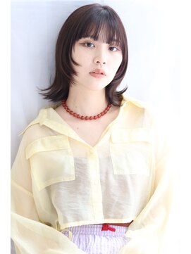 アルベロ(albero) シアーブラウン×くびれ顔まわりレイヤー20代30代40代