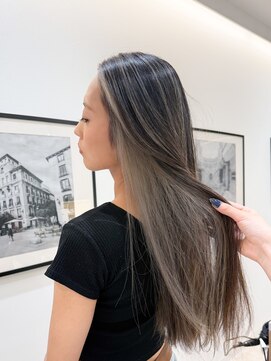 ガレリアエレガンテ 栄店(GALLARIA Elegante) ハイライト/地毛ハイライト/イヤリングカラー/ロングレイヤー