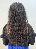 宇都宮カットデジタルパーマロングヘアボブウルフカット髪質改善