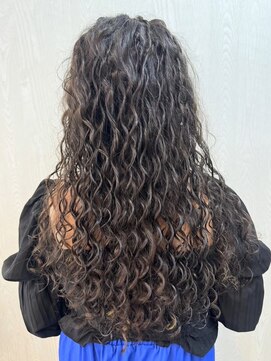 宇都宮カットデジタルパーマロングヘアボブウルフカット髪質改善
