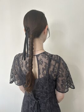 ヘアセットサロン クリアリティ(clarity) タイトねじりダウンスタイル