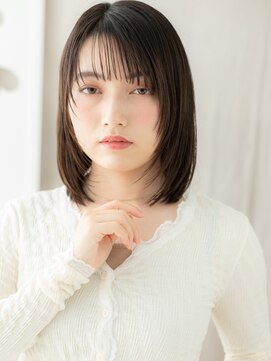 カバーヘア イヴ 戸頭店(COVER HAIR EVE) レイヤーカット/ハッシュカット/顔周りレイヤー/透明感カラーe