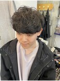 メンズカットフェードスキンフェードニュアンスパーマ