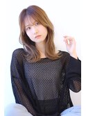 シースルー前髪イメチェンミディアム
