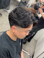グルーマーズトウキョウ(GROOMER/S TOKYO)&nbsp;men's/メンズ/テーパーフェード/ニュアンスパーマ/メンズパーマ