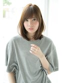 【Un ami】クラシカル・ミルクティーカラー ミディアム 松井