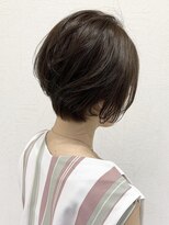 ジェービーヘア 稲毛(jb hair) 大人きれいな前下がり丸みショートボブ×ココアブラウン【稲毛】