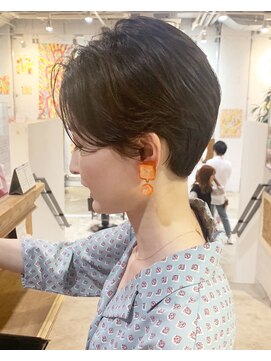 ノラキチジョウジ(NORA KICHIJOJI) 大人かわいいセシルカット＃前髪＃ココアブラウン