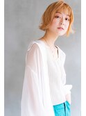 【Kate 大宮】外ハネショート×オレンジベージュ