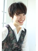 コンパクト大人マッシュショート