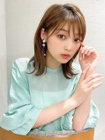 シルクレイ 吉祥寺店(Silk-lei)&nbsp;小顔ワンカールセミディオリーブカラー20代30代/Silk-lei吉祥寺